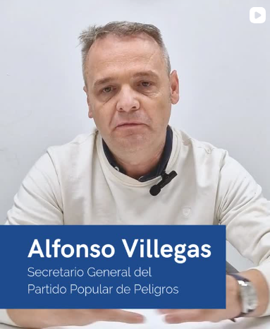 Alfonso Villegas. Secretario Gral. PP de Peligros