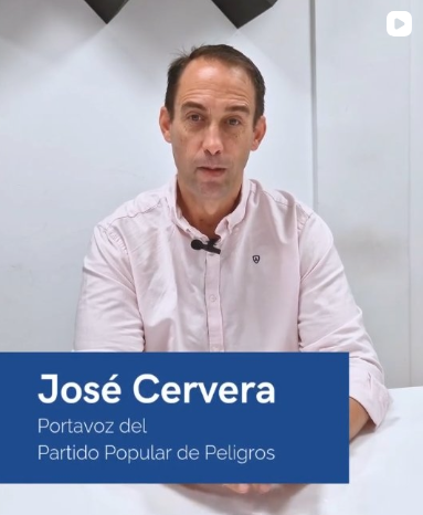 José Cervera. Portavoz del PP en el Ayuntamiento de Peligros