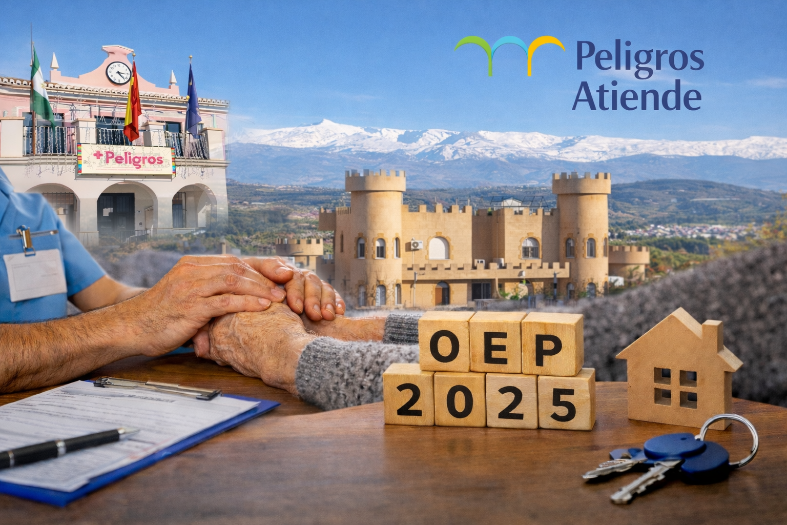 La Oferta de Empleo Público 2025 de Peligros Atiende contempla 9 plazas indefinidas de Auxiliar de Ayuda a Domicilio, un servicio esencial para el municipio.