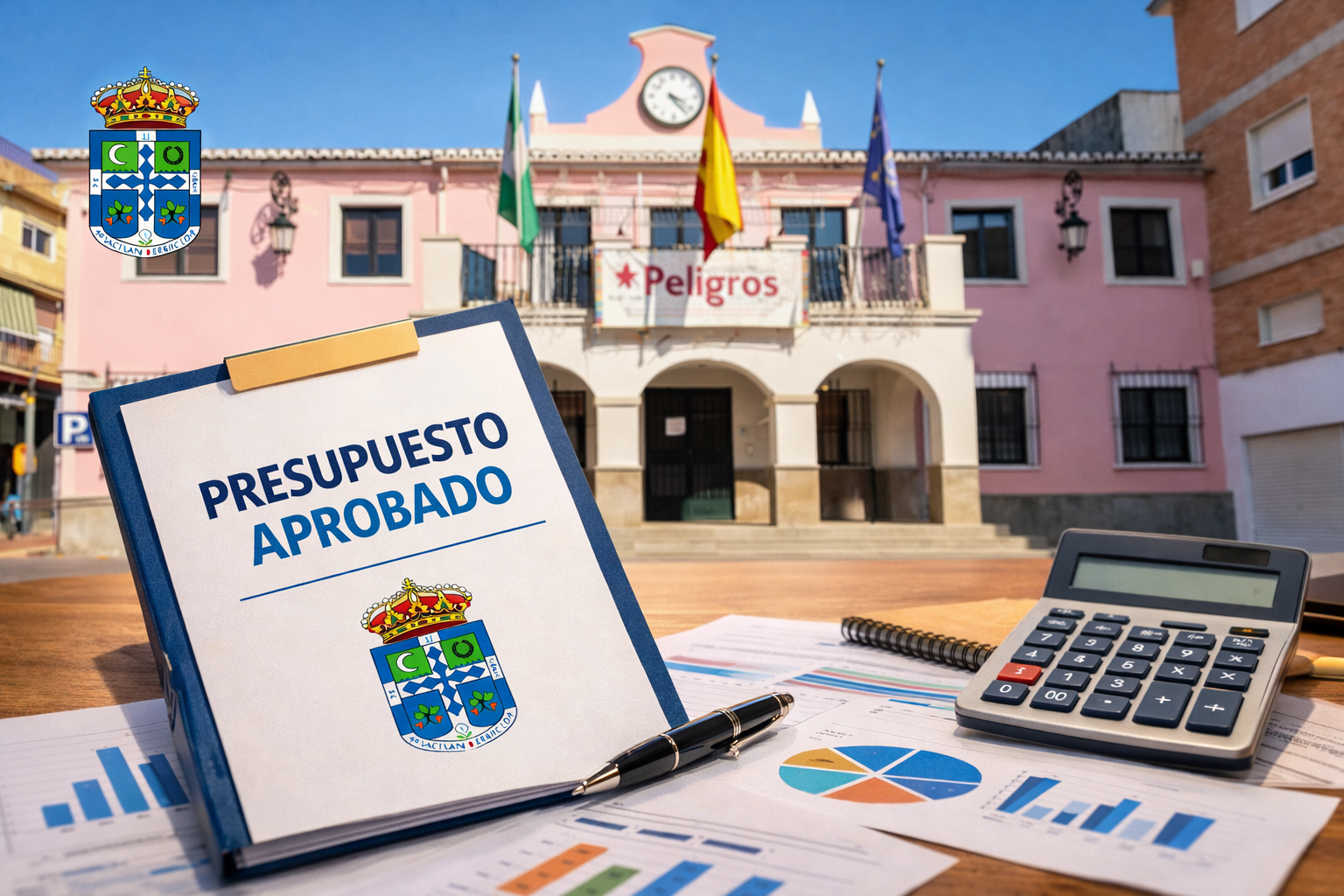 El Pleno de Peligros ha dado luz verde inicialmente al presupuesto municipal de 2026, que supera los 13,7 millones de euros.