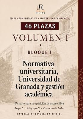 Portada: Escala Administrativa, Universidad de Granada